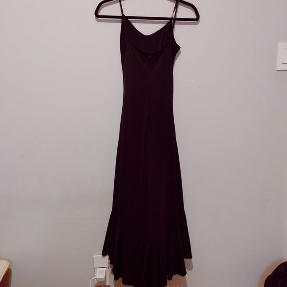 ZOKAI Black Pleated / Ruffled Sleeveless Maxi Dress (Size S) - Picture 5 of 11